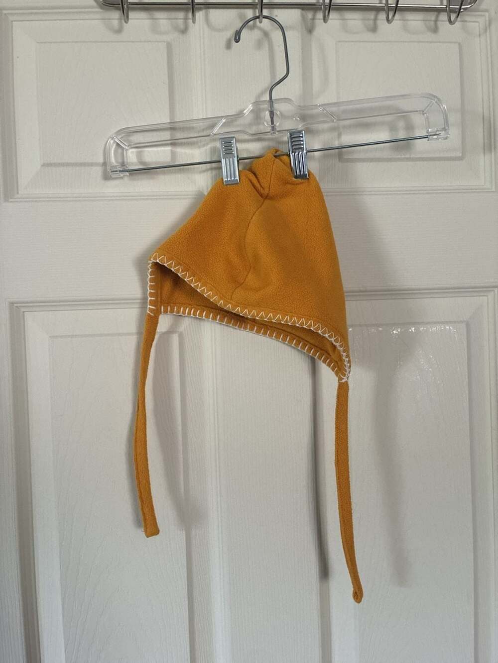 Hanna Andersson Fleece Bonnet Size S Yellow Winter Hat